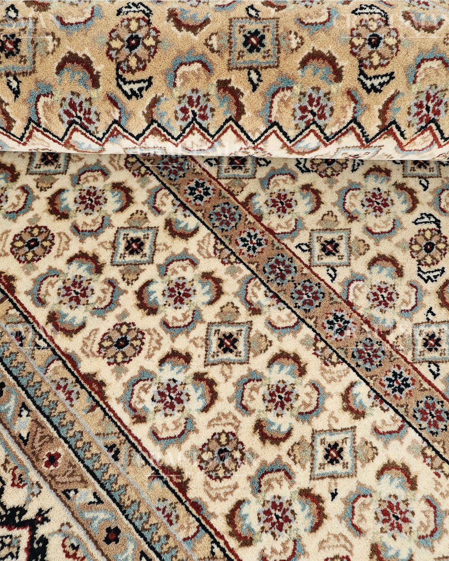 4.8x6.8 feet Vintage Hand-Knotted Wool Rug | One-of-a-Kind | Craftsman Rugs