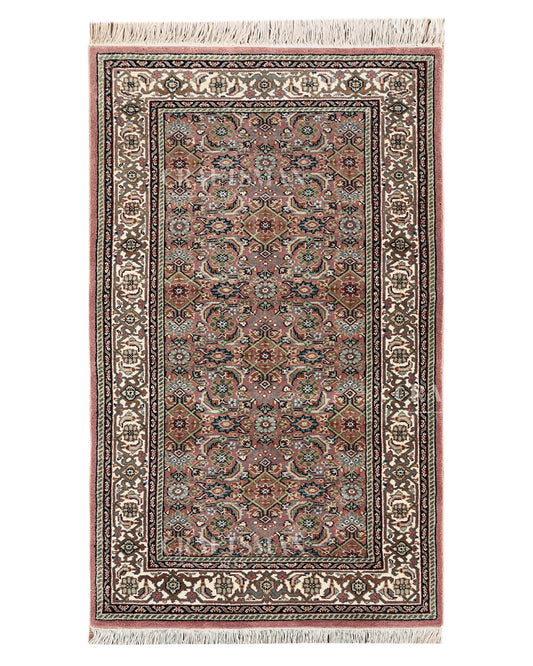 2.11x5.5 feet Vintage Hand-Knotted Wool Rug | One-of-a-Kind | Craftsman Rugs