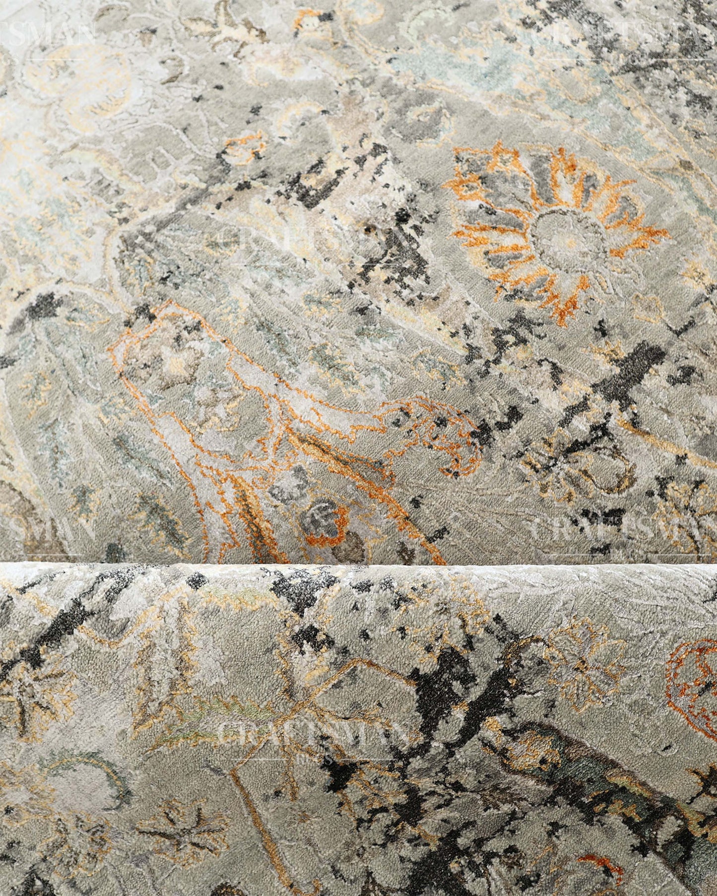 8x10 feet Vintage Hand-Knotted Wool Rug | One-of-a-Kind | Craftsman Rugs