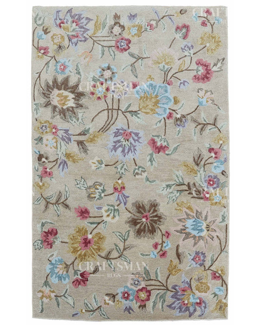 5x8 feet Wool Hand-Tufted Rug | Craftsman Rugs Exclusive