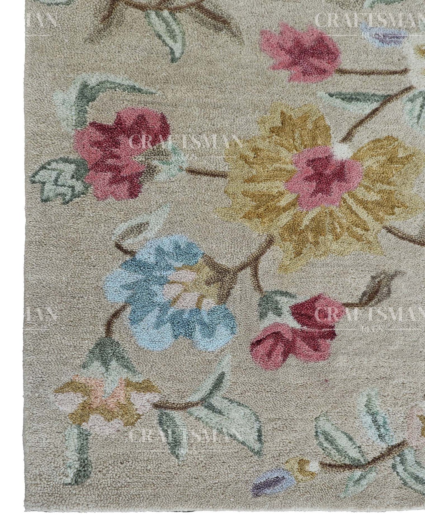 5x8 feet Wool Hand-Tufted Rug | Craftsman Rugs Exclusive