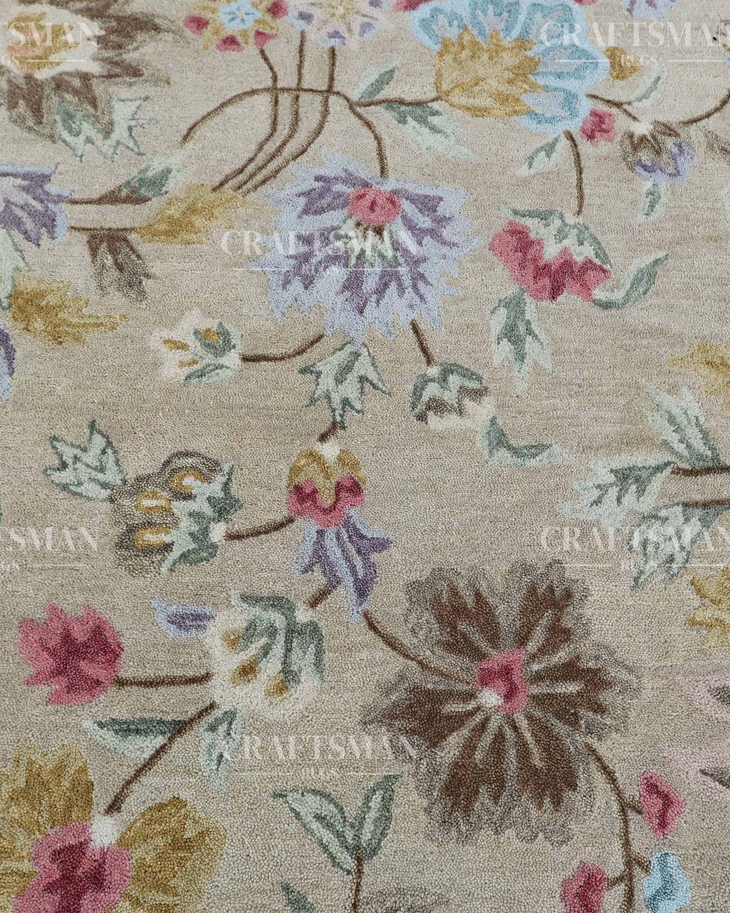 5x8 feet Wool Hand-Tufted Rug | Craftsman Rugs Exclusive