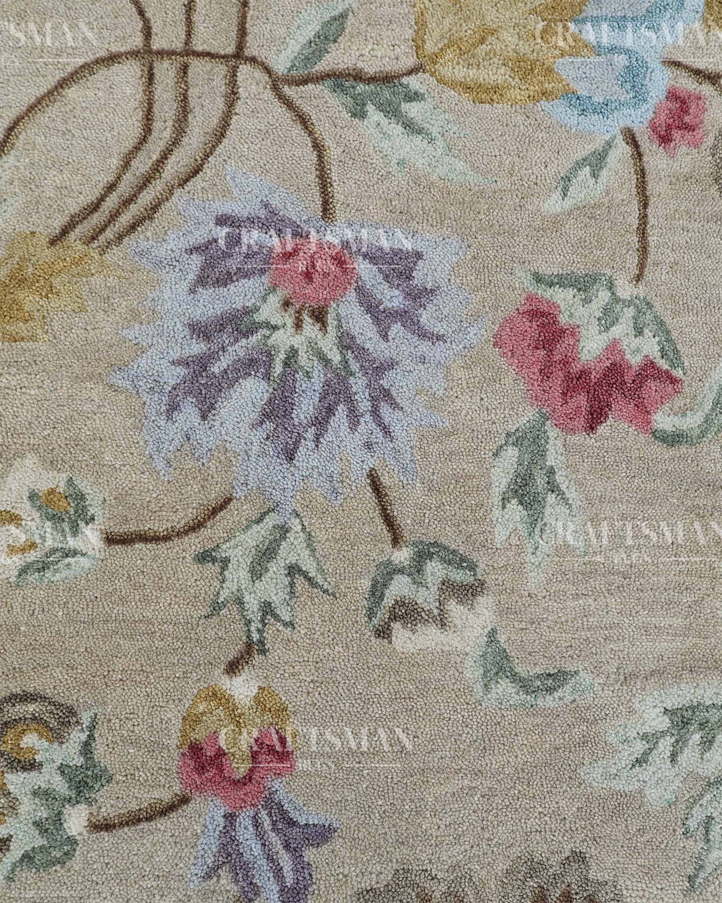 5x8 feet Wool Hand-Tufted Rug | Craftsman Rugs Exclusive