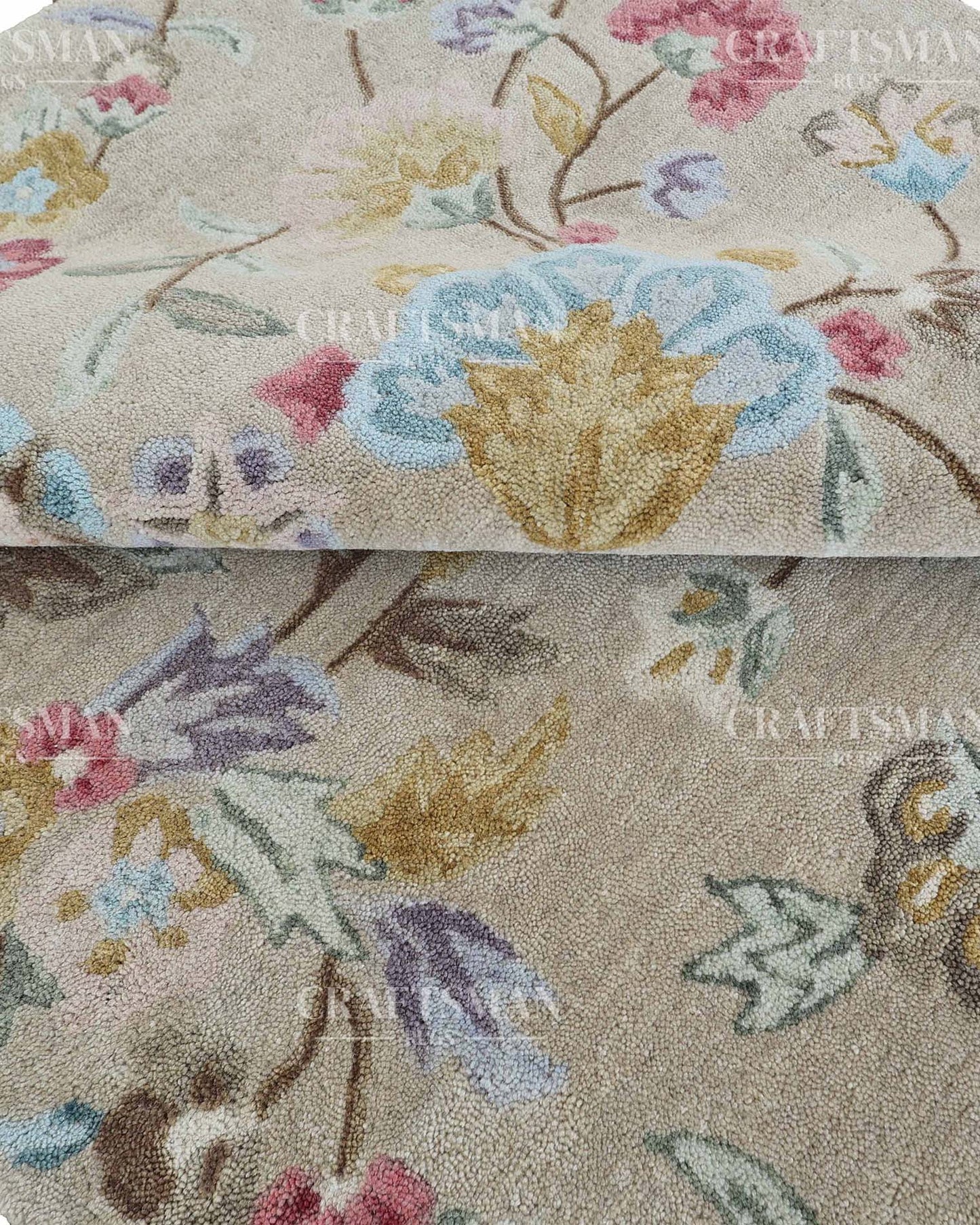 5x8 feet Wool Hand-Tufted Rug | Craftsman Rugs Exclusive