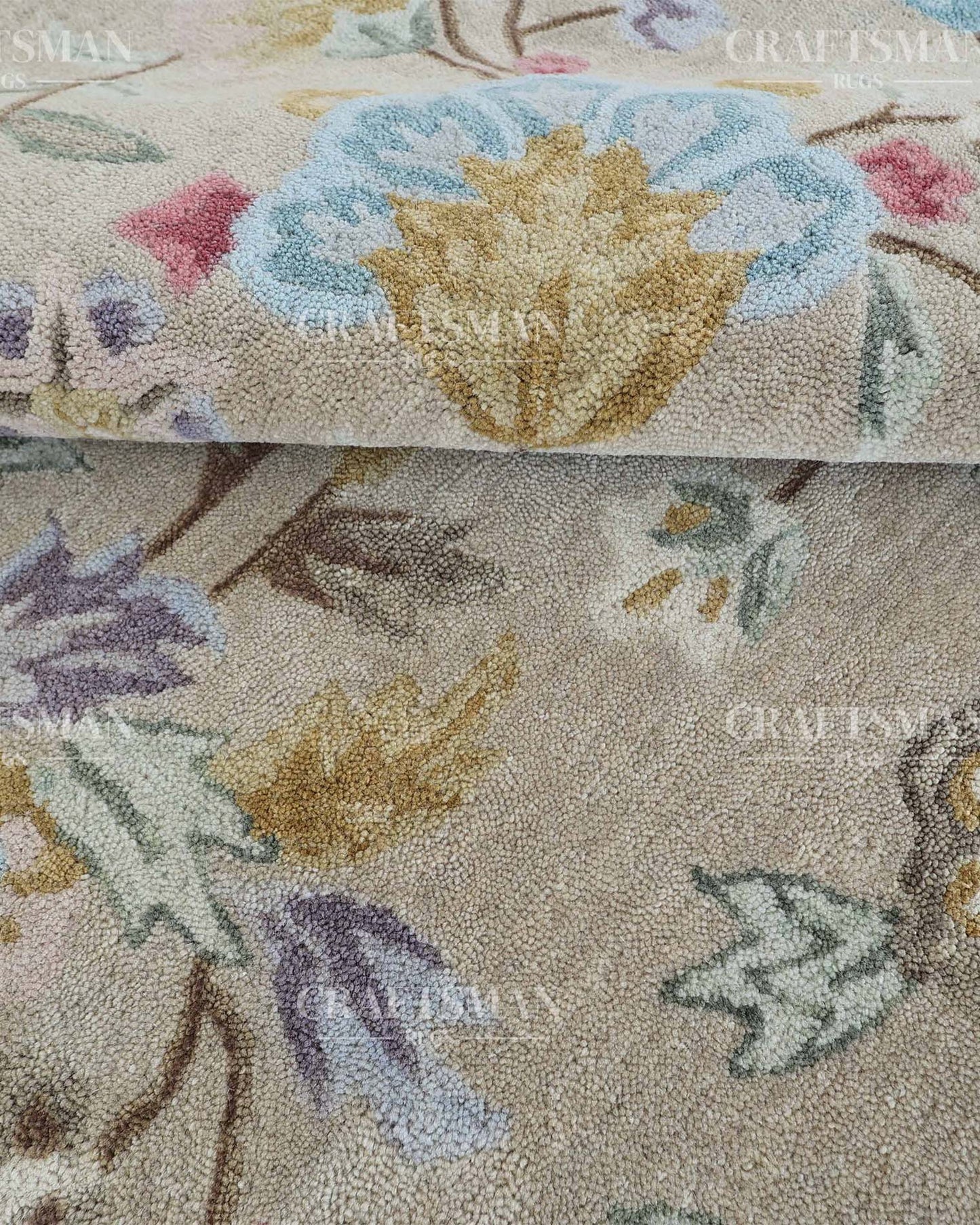 5x8 feet Wool Hand-Tufted Rug | Craftsman Rugs Exclusive