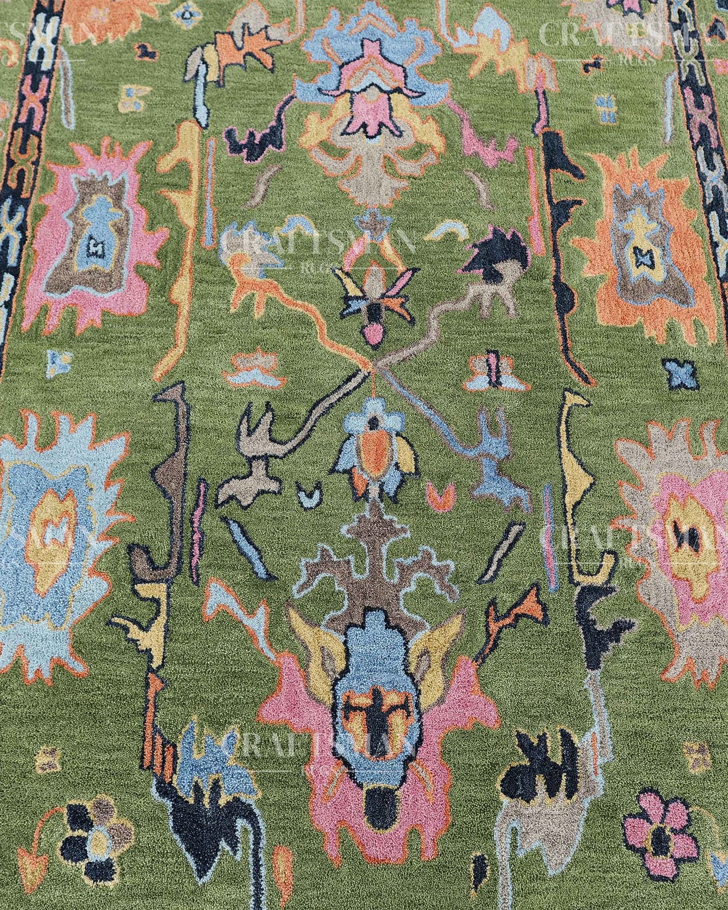6x8 feet Wool Hand-Tufted Rug | Craftsman Rugs Exclusive