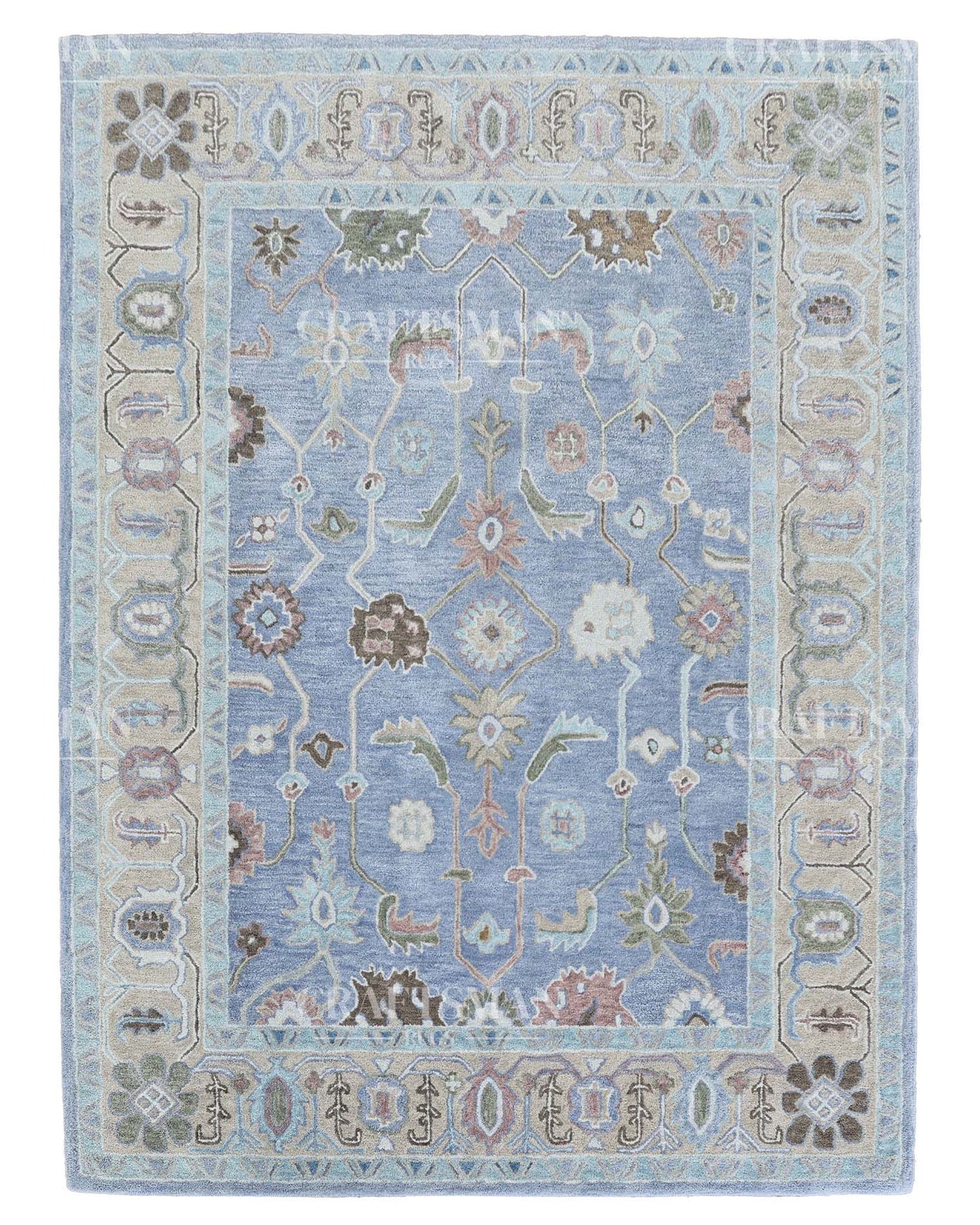 6x8 feet Wool Hand-Tufted Rug | Craftsman Rugs Exclusive