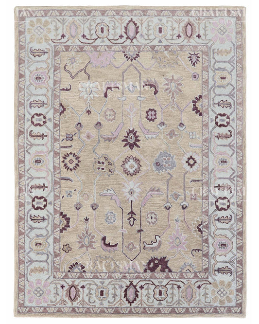 6x8 feet Wool Hand-Tufted Rug | Craftsman Rugs Exclusive