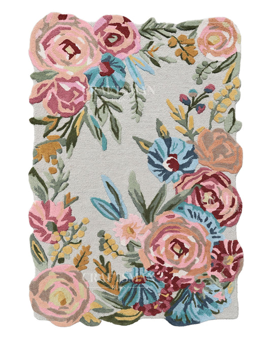 Florva Wool Hand-Tufted Made-to-Order Rug