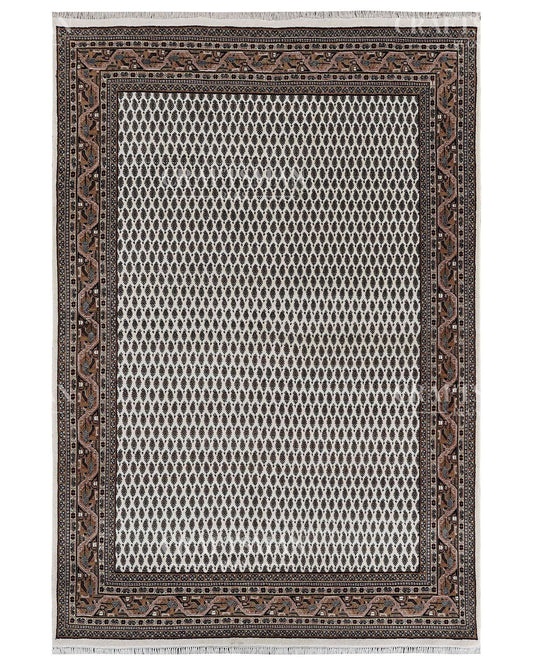 5x8 feet Vintage Hand-Knotted Wool Rug | One-of-a-Kind | Craftsman Rugs