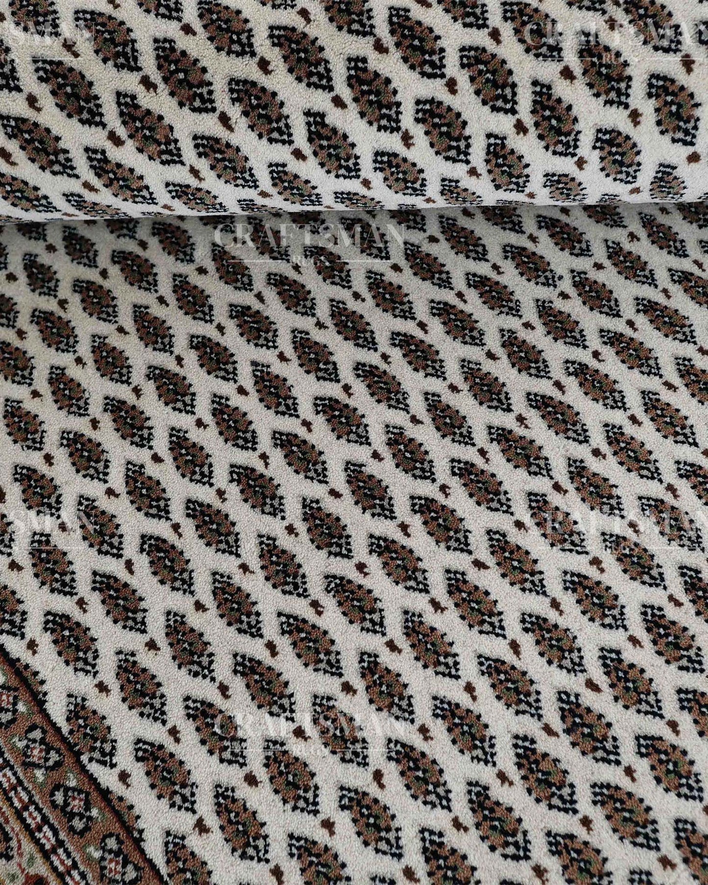 5x8 feet Vintage Hand-Knotted Wool Rug | One-of-a-Kind | Craftsman Rugs