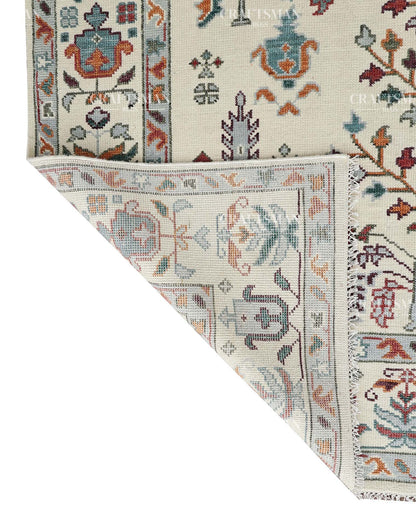 Anatolia Wool Hand-Knotted Oushak-Inspired Rug