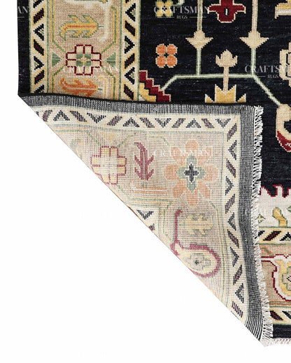 Konya Wool Hand-Knotted Oushak-Inspired Rug