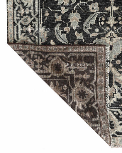 Ephesus Wool Hand-Knotted Oushak-Inspired Rug