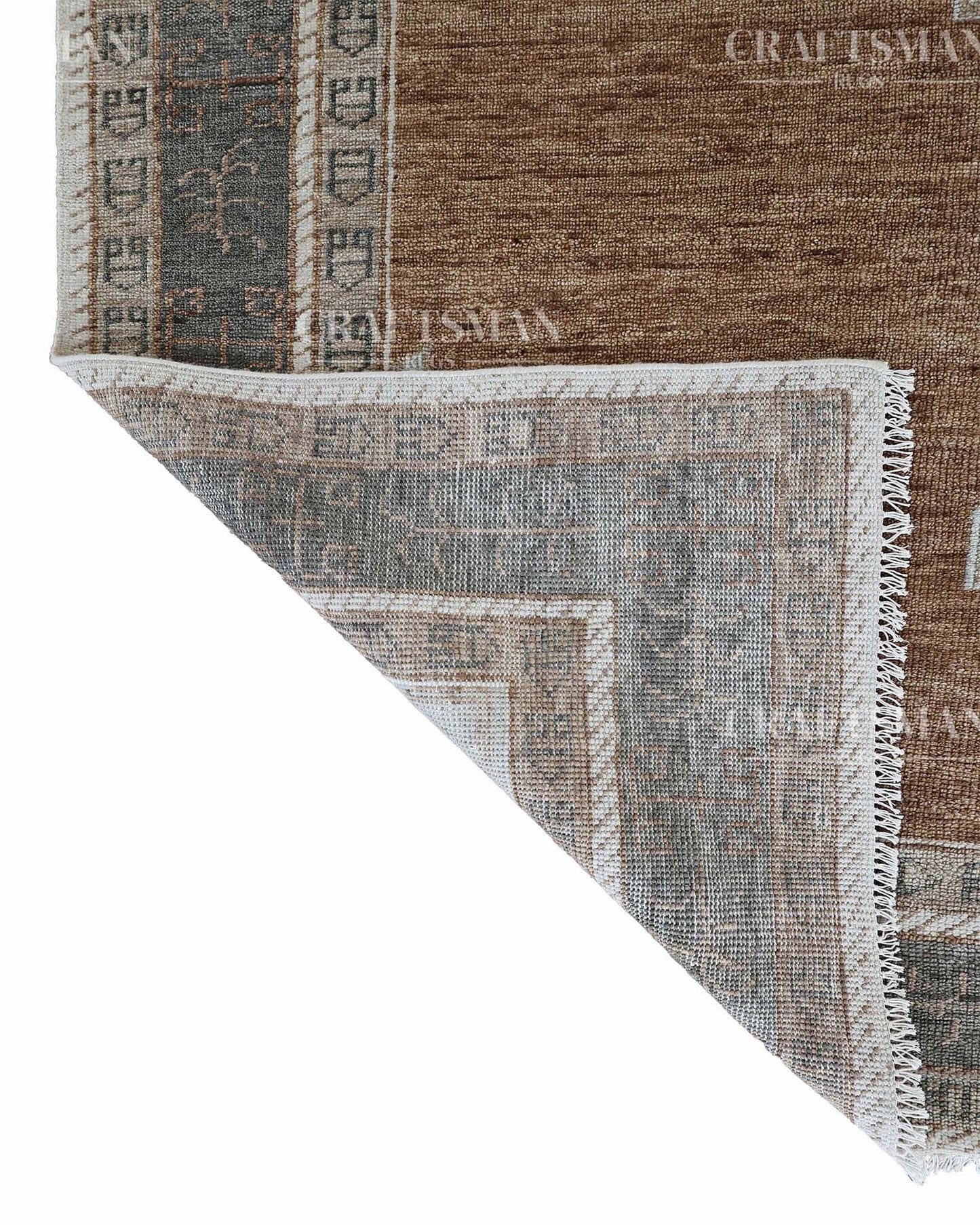 Yorin Wool Hand-Knotted Oushak-Inspired Rug