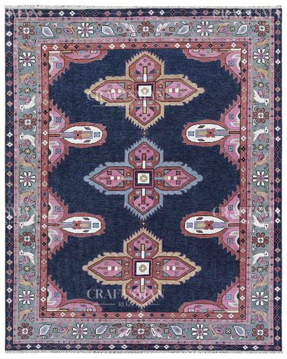 Solin Wool Hand-Knotted Oushak-Inspired Rug