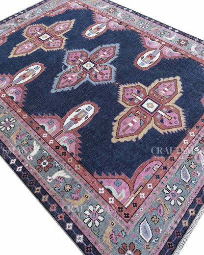 Solin Wool Hand-Knotted Oushak-Inspired Rug