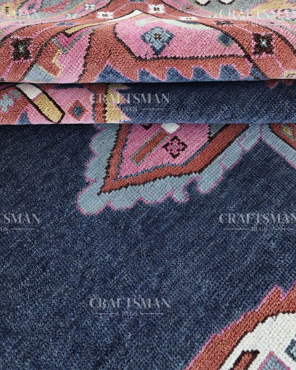 Solin Wool Hand-Knotted Oushak-Inspired Rug