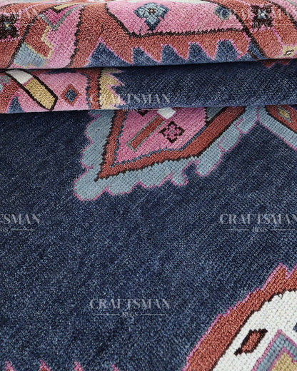 Solin Wool Hand-Knotted Oushak-Inspired Rug