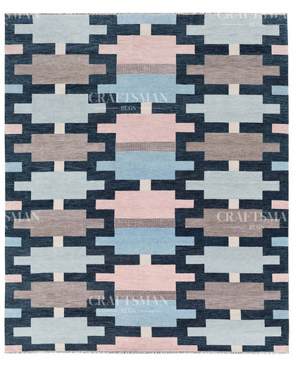 Velra Wool Hand-Knotted Oushak-Inspired Rug