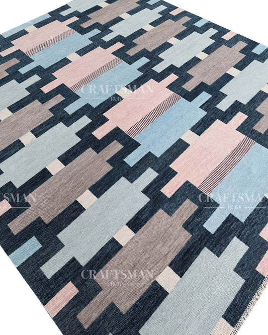 Velra Wool Hand-Knotted Oushak-Inspired Rug