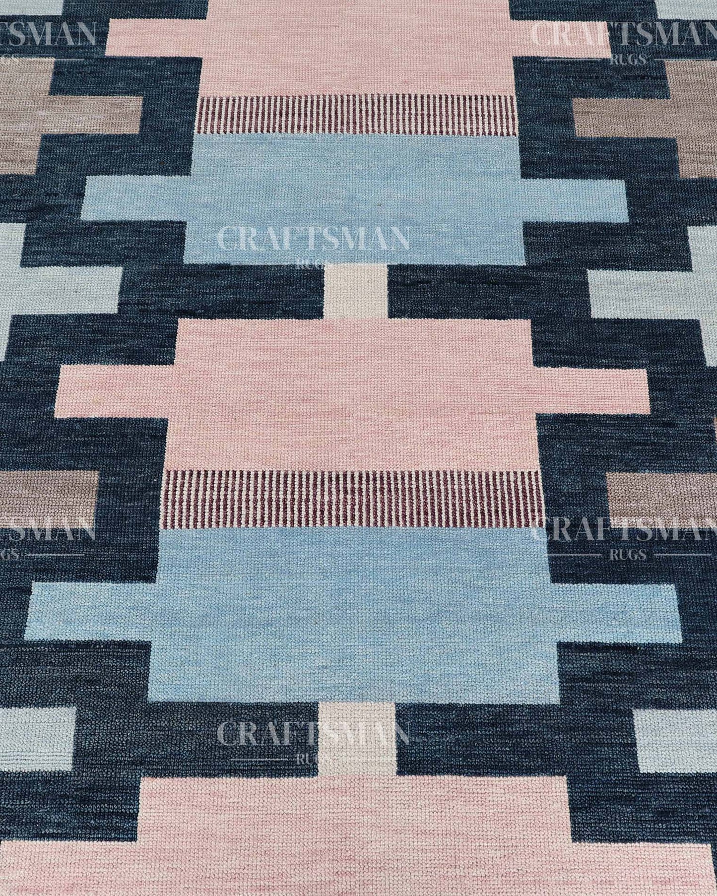 Velra Wool Hand-Knotted Oushak-Inspired Rug