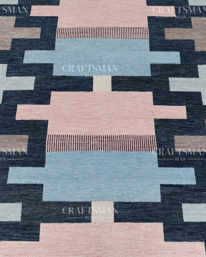 Velra Wool Hand-Knotted Oushak-Inspired Rug