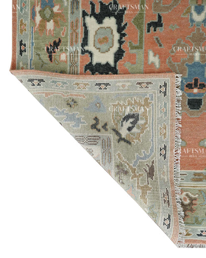 Aurelian Wool Hand-Knotted Oushak-Inspired Rug
