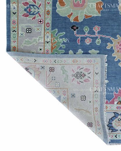 Corlis Wool Hand-Knotted Oushak-Inspired Rug