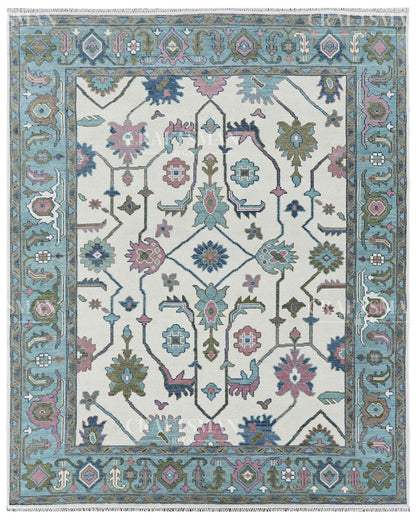 Jorin Wool Hand-Knotted Oushak-Inspired Rug