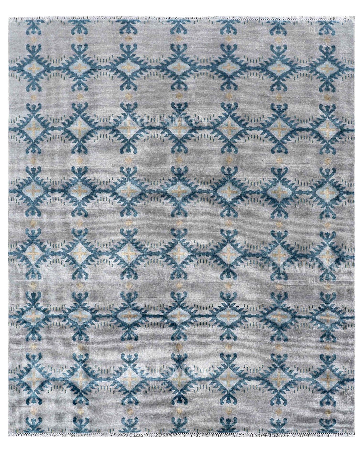 Alris Wool Hand-Knotted Oushak-Inspired Rug