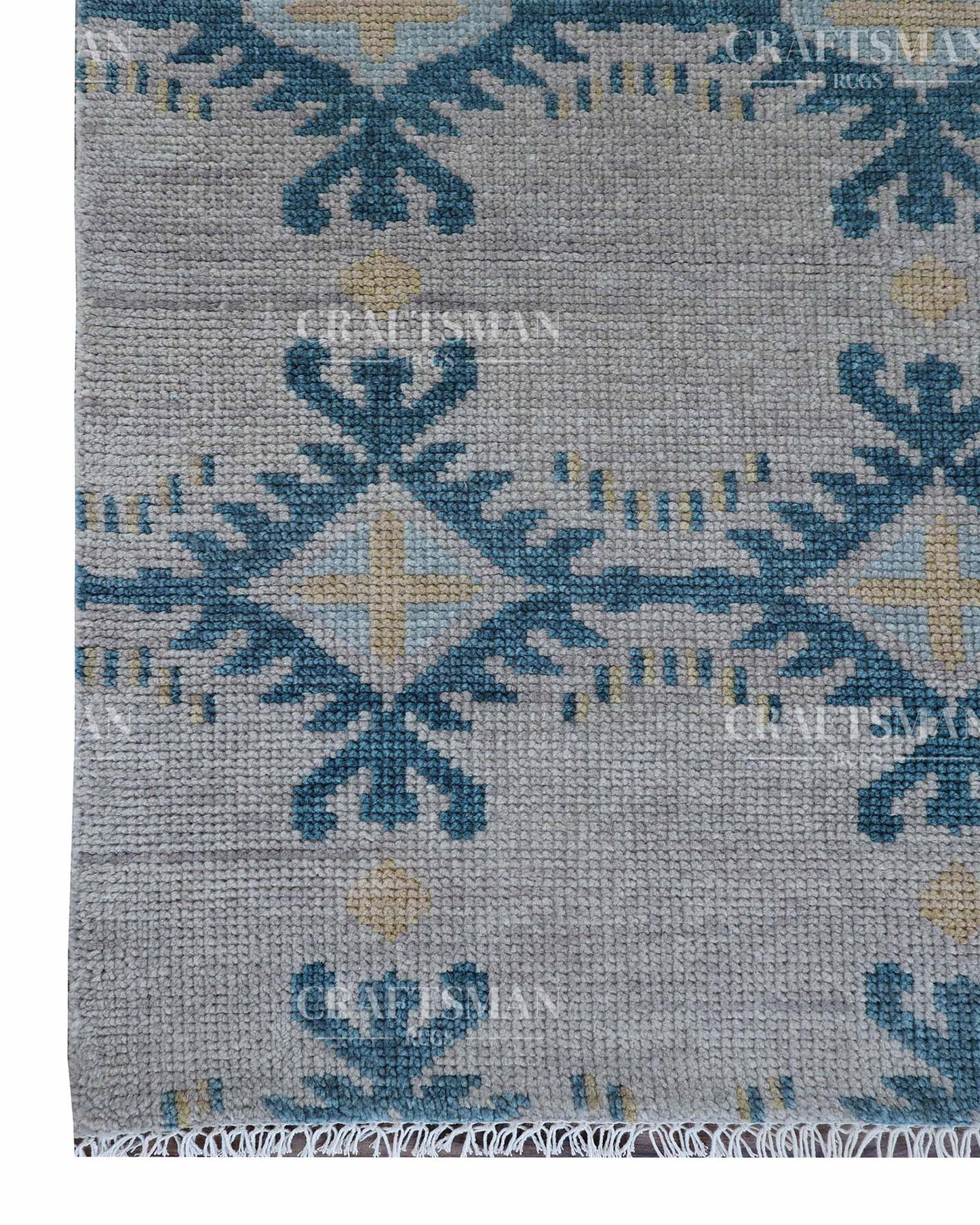 Alris Wool Hand-Knotted Oushak-Inspired Rug