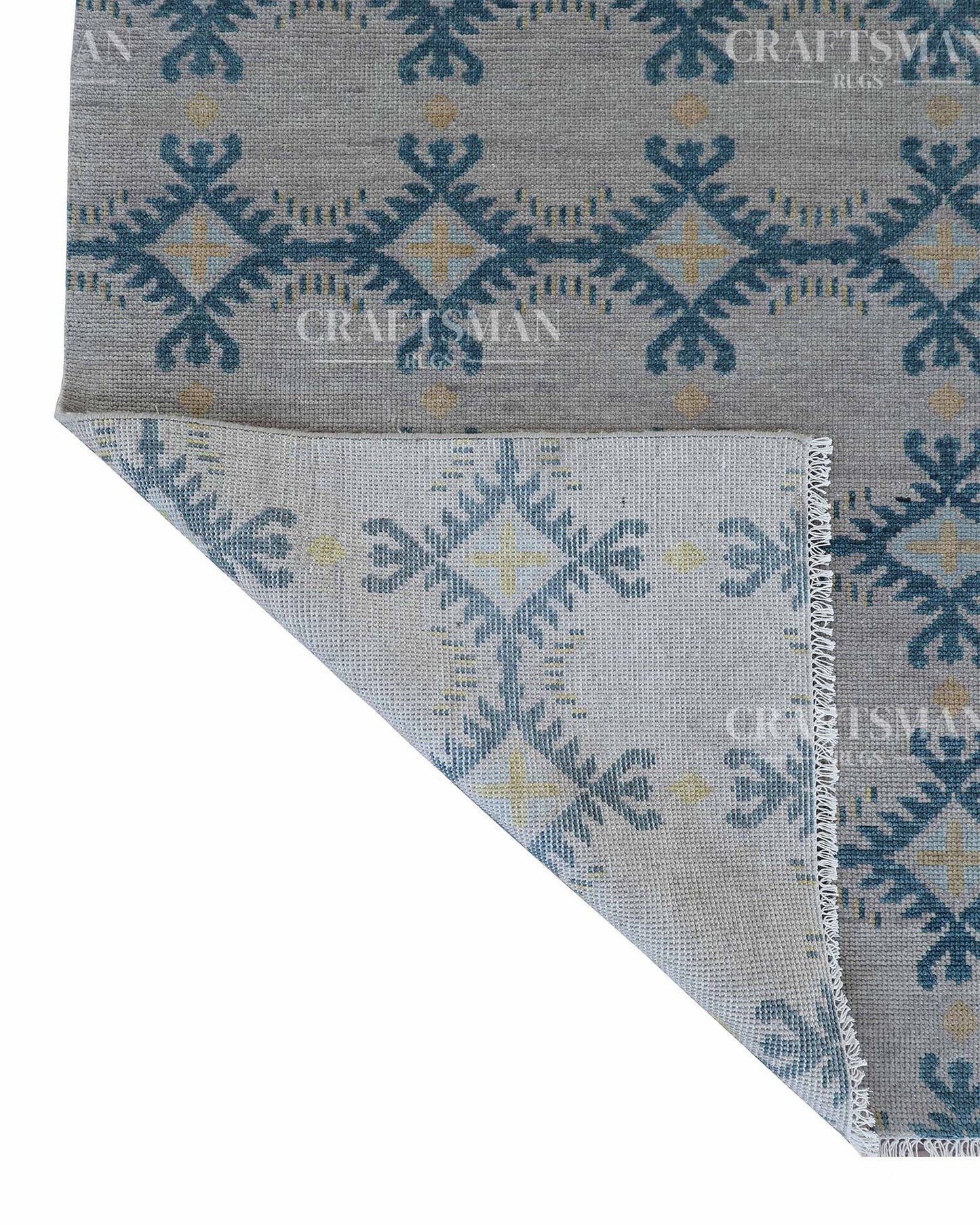 Alris Wool Hand-Knotted Oushak-Inspired Rug