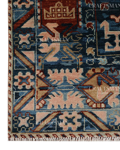 Vellis Wool Hand-Knotted Oushak-Inspired Rug