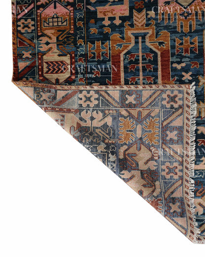 Vellis Wool Hand-Knotted Oushak-Inspired Rug