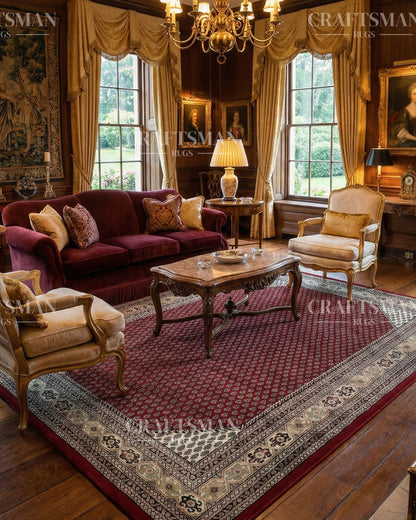 5x8 feet Vintage Hand-Knotted Wool Rug | One-of-a-Kind | Craftsman Rugs
