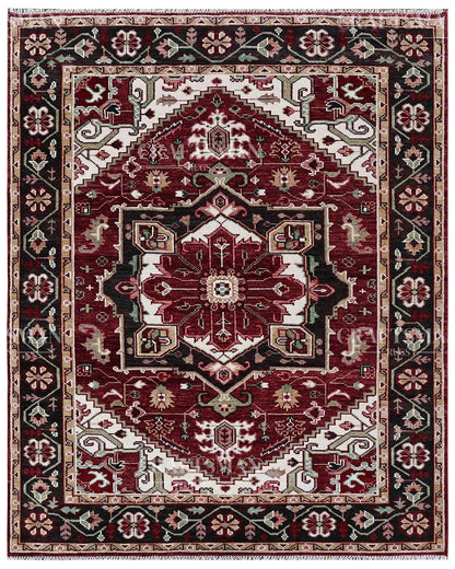 8x10 feet Wool Hand-Knotted Oushak-Inspired Rug | Craftsman Rugs Exclusive