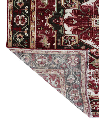 8x10 feet Wool Hand-Knotted Oushak-Inspired Rug | Craftsman Rugs Exclusive