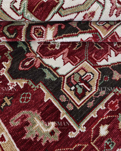 8x10 feet Wool Hand-Knotted Oushak-Inspired Rug | Craftsman Rugs Exclusive