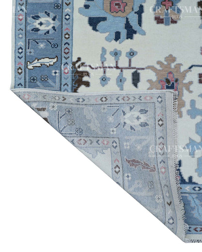 Elnor Wool Hand-Knotted Oushak-Inspired Rug