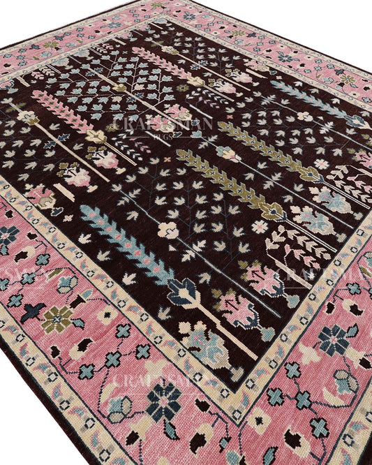 Sovrin Wool Hand-Knotted Oushak-Inspired Rug