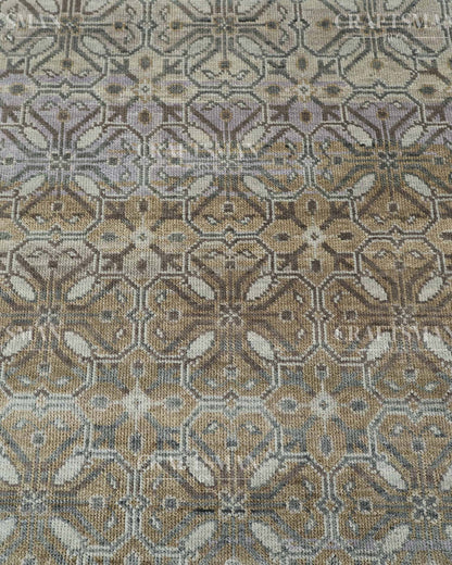 Yavros Wool Hand-Knotted Oushak-Inspired Rug