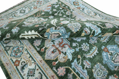 Lysor  Wool Hand-Knotted Oushak-Inspired Rug