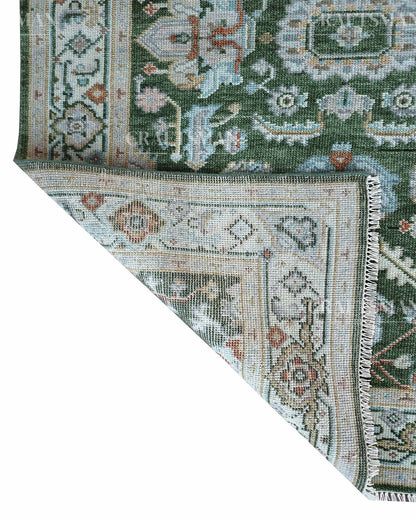 Lysor  Wool Hand-Knotted Oushak-Inspired Rug