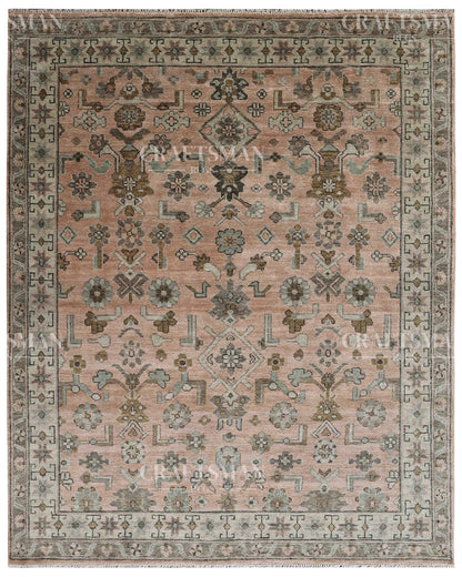 Felrin  Wool Hand-Knotted Oushak-Inspired Rug