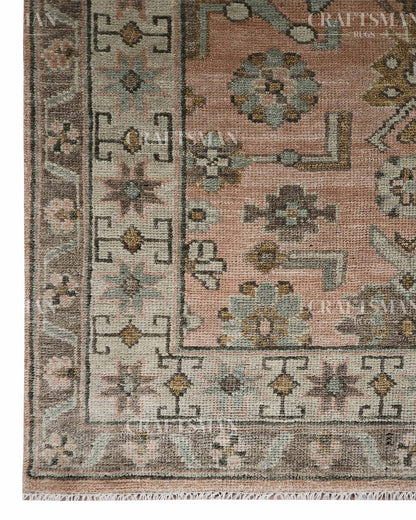 Felrin  Wool Hand-Knotted Oushak-Inspired Rug