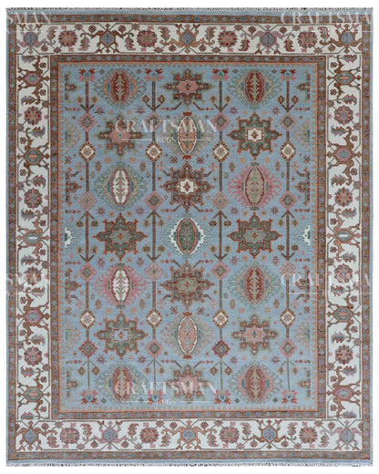 Alvenn Wool Hand-Knotted Oushak-Inspired Rug