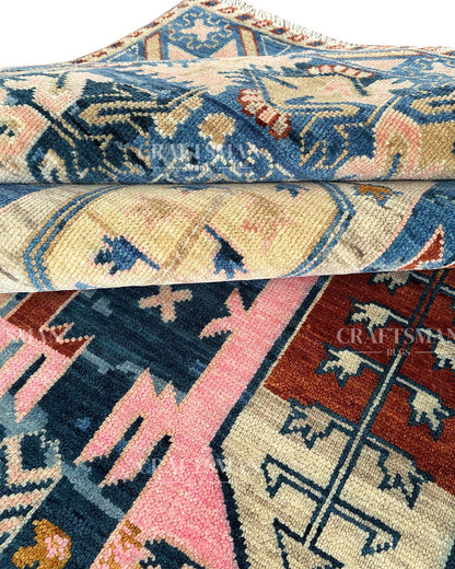 Tavrin Wool Hand-Knotted Oushak-Inspired Rug