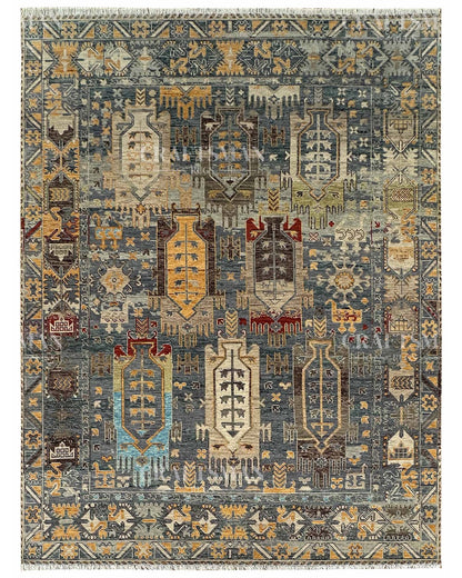 Terlis Wool Hand-Knotted Oushak-Inspired Rug