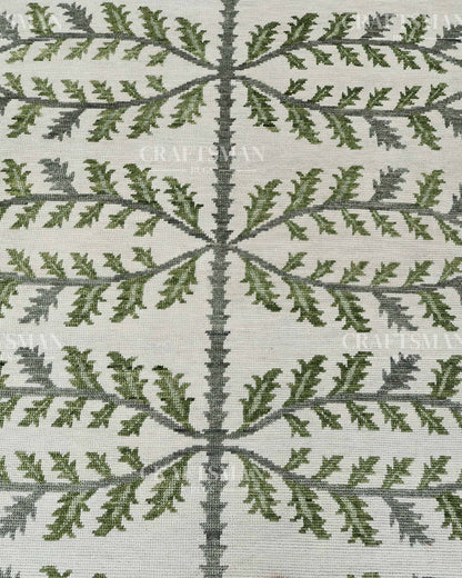 Tavris Wool Hand-Knotted Oushak-Inspired Rug